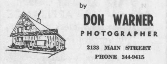 Don Warner ad, 2133 Main Street, TW Anderson house - 